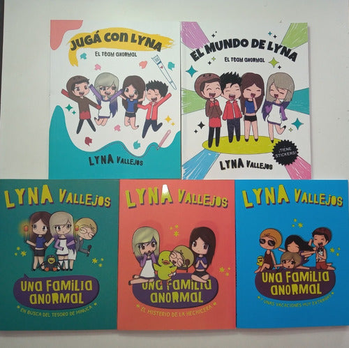 Lote X 5 Libros - Flia Anormal / Mundo Lyna / Juga Con Lyna 0