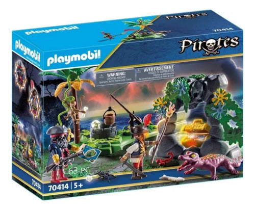 Playmobil Pirate Hideout Playset with Accessories 63 Pieces 0