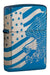 Zippo Encendedor Modelo 49046 Patriotic Design Garantia 0