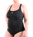 Speed Women's One-Piece Swimsuit with Fine Contrasting Trims - Plus Sizes 8