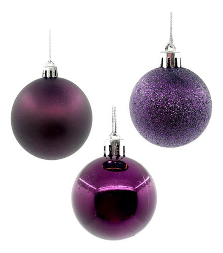 De Fiesta Outlet Violet Metallic Balls X24 U 0