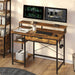 Rolanstar Computer Desk with Monitor Shelf 6