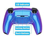 4 Botones Extra Para Control Ps5 Extremerate Azul Violeta 5