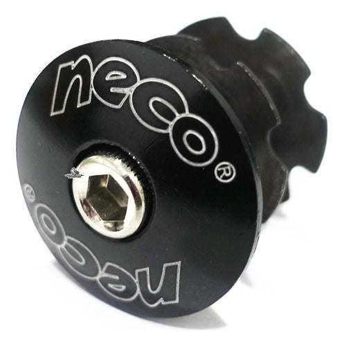 Neco Top Cap Spider Cap Bicycle Steering 1-1/8 Aluminum 0