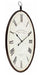 Aspire Ines Reloj De Pared Ovalado Grande, Marron 1