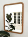 Rectangular Vertical Horizontal Natural Wall Mirror 40 x 60 1