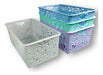 Ming Set of 6 Large Assorted Plastic Organizing Baskets 0