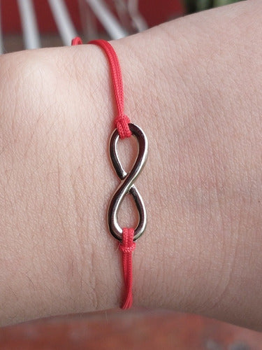 Red String Infinity Bracelets for Couples, Partners 2