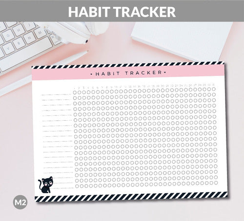 MUTA Habit Tracker - Planner - Printable 1