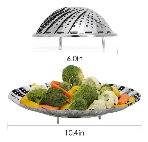 Topoko 100% Stainless Steel Vegetable Steamer 1