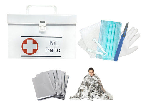 Kit Parto Ambulância Emergências Resgate  Samu Manta Térmica 0