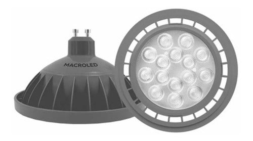 Pack of 2 AR111 LED 11W Macroled Bulbs GU10 220V 7