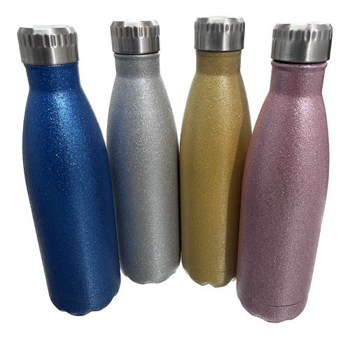 Stell Stainless Steel Thermal Sports Water Bottle 500ml Hot Cold 0