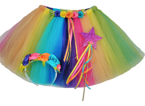 QUIT TUTU Set Tutu Princesa Arcoiris Small 0