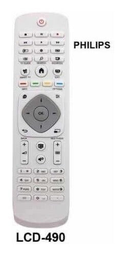 LCD-490/1 LCD LED Smart TV Remote Control for Philips 3