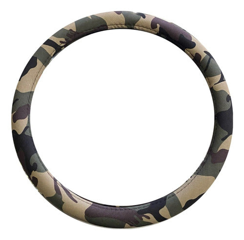 Universal 38cm Camouflage Steering Wheel Cover for Gol Voyage Polo Trend 0