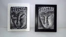 Buddha Ceramic and Wood Frame with Hanging or Standing Candle Holder 9