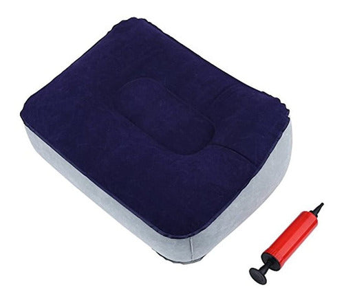 Reposapiés Almohada, Flocado Suave Viaje Pierna Arriba Repos 0