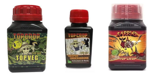 Pack Crecimiento Vigoroso - Top Veg + Enraizador + Antiplaga 0