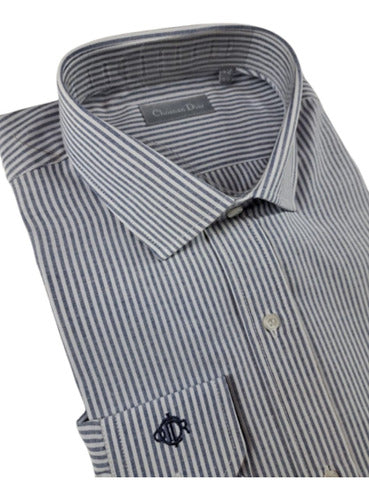 Men's Shirt *Christian Dior* Classic or Slim Fit Striped 4