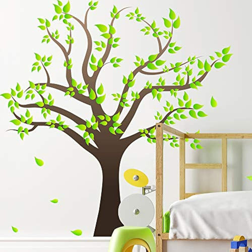 Rainbow Wsk Rw-1080 3D Green Tree Wall Stickers 0