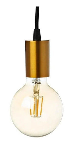 Modern Hanging Lamp Holder Sica Vintage Bronze E27 0