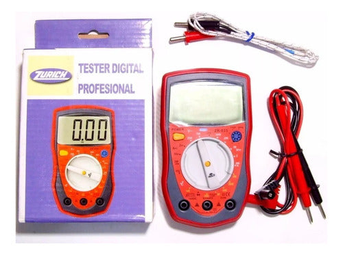 Zurich Multimeter Digital Tester with Temperature Measurement 0