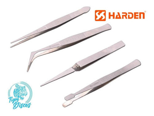 Set of 4 Professional Stainless Steel Brussels Harden Brushes 1