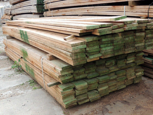 Ubajay Saligna 3 X 3 X 3,66m (Eucalyptus Construction Wood) (5 Strips) 3