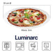 Set of 6 Luminarc Diwali 25cm Flat Plates White Tempered Glass 2