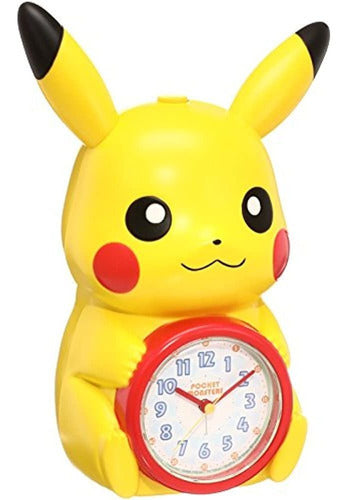 Seiko Clock Pokemon X Y & Z Pikachu Reloj Despertador De Cua 0