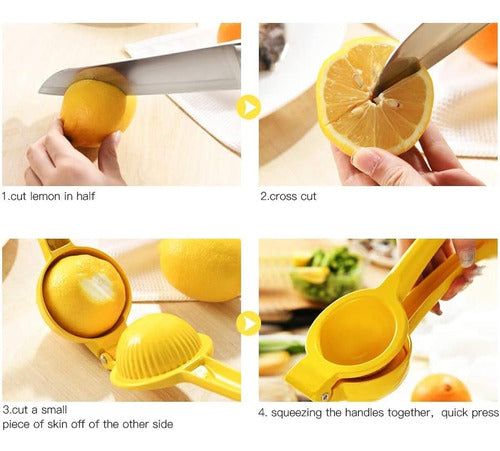 Generic Handheld Citrus Juicer - Manual Lemon Squeezer 2