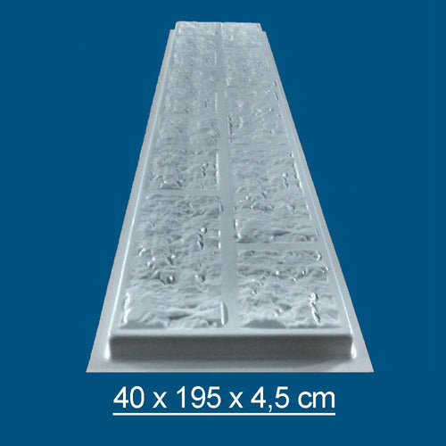 MULTI-FORM Plastic ABS Mold for Building Block-Like Walls 1