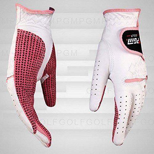 Guantes Golf Lujo Mujer Ambas Manos Cuero Cabretta Talla L 2