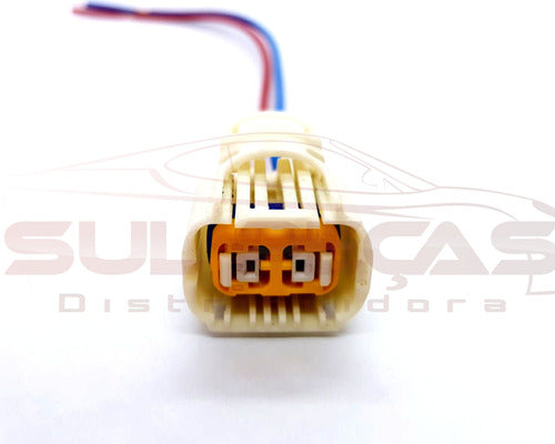 Par Conector Plug Do Soquete Lâmpada H16 Citroen C3 Psx24w 2