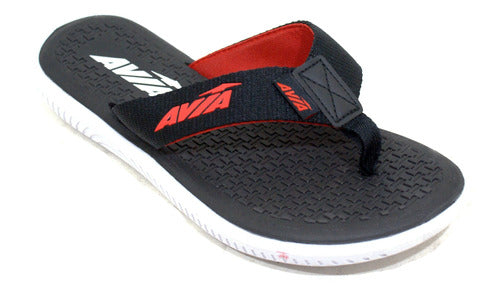 Avia Ojota Sunrise Black/Red Men Deporfan 0