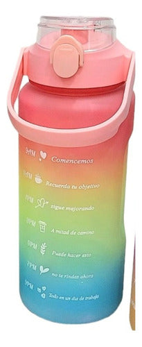 Tienda Seneca Set 3 Motivational Sport Water Bottles with Timed Markers 0