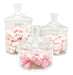 Candy Bar Cylinder Glass Jar Candle Holder With Lid 13x30 cm 1