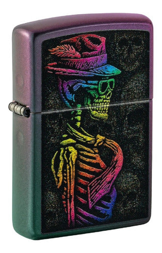 Zippo Encendedor Modelo 48192 Skull Design Garantia 0