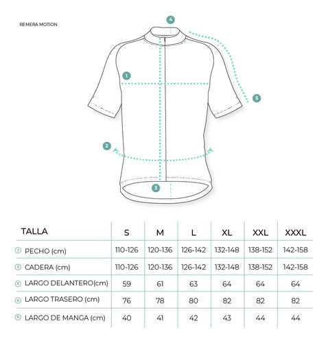 Ziroox Motion Cycling Jersey with Pockets Talavera for Men 2