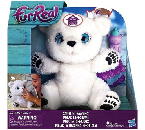 Hasbro Kreker My Sneezing, Purring, Eye-Moving Polar Bear 0