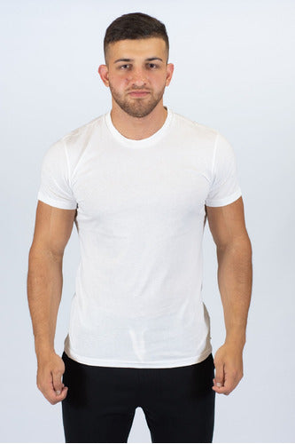Men's White Project Classic Slim Fashion T-Shirt 0