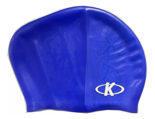 K'nex Long Hair Silicone Swimming Cap 1