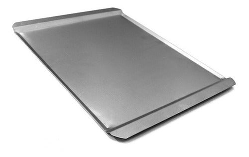 Bandeja Placa Plana Aluminizada 44 X 32 0,65 Mm Moldes Pan C 0