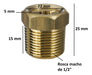 Valvula Tuerca Alivio Seguridad Para Termotanque Bronce 1/2 1