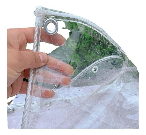 Generic Transparent PVC Tarp with Reinforced Eyelets 3.00x2.40 0