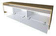 AMV Modern TV Rack Support Table LED 180 Bahut with 3 Doors 6