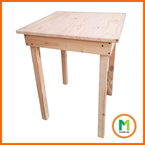 MUEBLOK Square Bar Table 70x70 Wood. The Best Price!!! 1