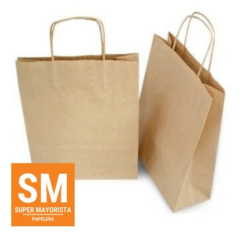 Todoplastic Kraft Paper Bags 18x25 Kp2 Pack X100 U 2