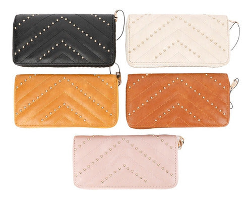 Canva Women's Multi-Color Wallet with Studs 4